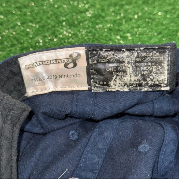 Mario Kart 8 “2019” Official Nintendo Kids Navy Blue Cap Hat Adjustable Size - Picture 5 of 5